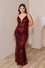 Geo Sequin Dress | Made To Order