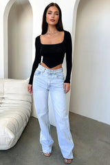 Nada Crop - Black
