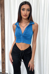 Eski Crop - Blue