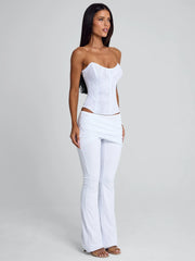 LEXARI CORSET TOP WHITE