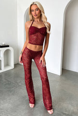 Melina Top - Burgundy