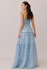 Tulle Floral Print Dress | Made To Order