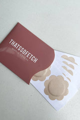 5 Pack Nipple Covers - Nude Flower