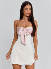 LOVETA MINI DRESS IVORY