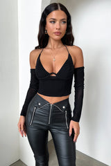 Ursula Crop - Black