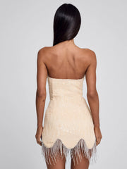 REMINA MINI DRESS IVORY