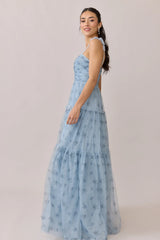 Tulle Floral Print Dress | Made To Order