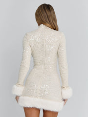 OMEYA MINI DRESS WHITE