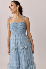 Tulle Floral Print Dress | Made To Order