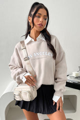 Los Angeles Crewneck - Bone