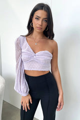 Lulu Crop - Lilac