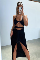 Eloise Midi Skirt - Black