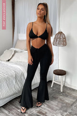 Zoya Flare Pants - Black