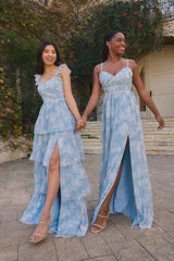 Luxe Chiffon Floral Print Dress | Made To Order