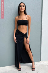 Victoria Crop - Black