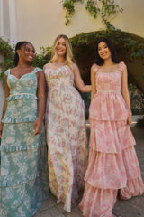 Luxe Chiffon Floral Print Dress | Made To Order