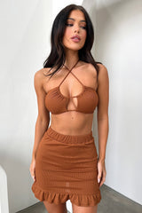 Zaya Crop - Brown