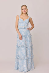 Luxe Chiffon Floral Print Dress | Made To Order