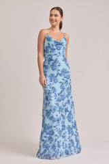 Nadia Chiffon Floral Print Dress | Made To Order