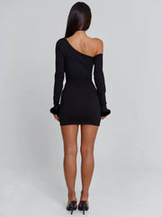 ISOLDE MINI DRESS BLACK
