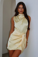 Santorini Mini Dress - Yellow