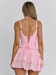 EVANIA MINI DRESS PINK