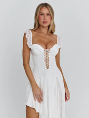 BRISA MAXI DRESS WHITE