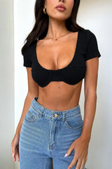 Ollie Wide Leg Jeans - Blue Denim