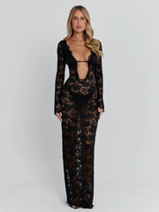 MARIEL MAXI DRESS BLACK