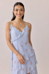 Chiffon Floral Print Dress | Made To Order