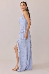 Chiffon Floral Print Dress | Made To Order