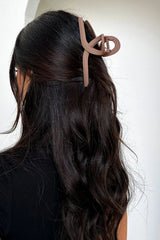 Kayla Claw Clip - Brown