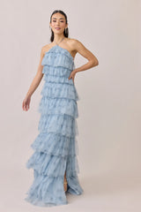 Tulle Floral Print Dress | Made To Order