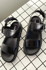 Ryder Chunky Sandals - Black