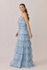 Tulle Floral Print Dress | Made To Order