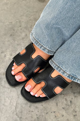 Valia Slides - Black