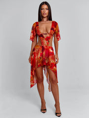 HARTLEY MINI DRESS ROSALIA
